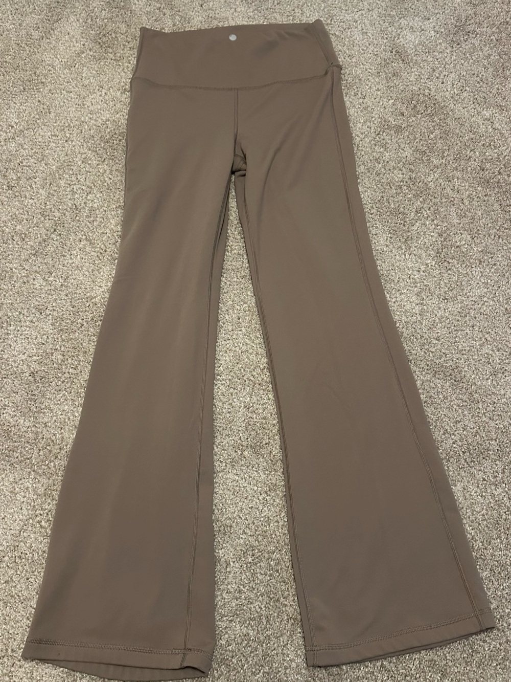 Yogalicious Everyday Flare Leggings in Dusty Taupe